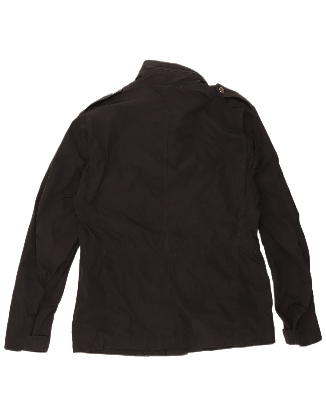 Giacca militare da uomo Calvin Klein Jeans UK 40 grande poliestere nero