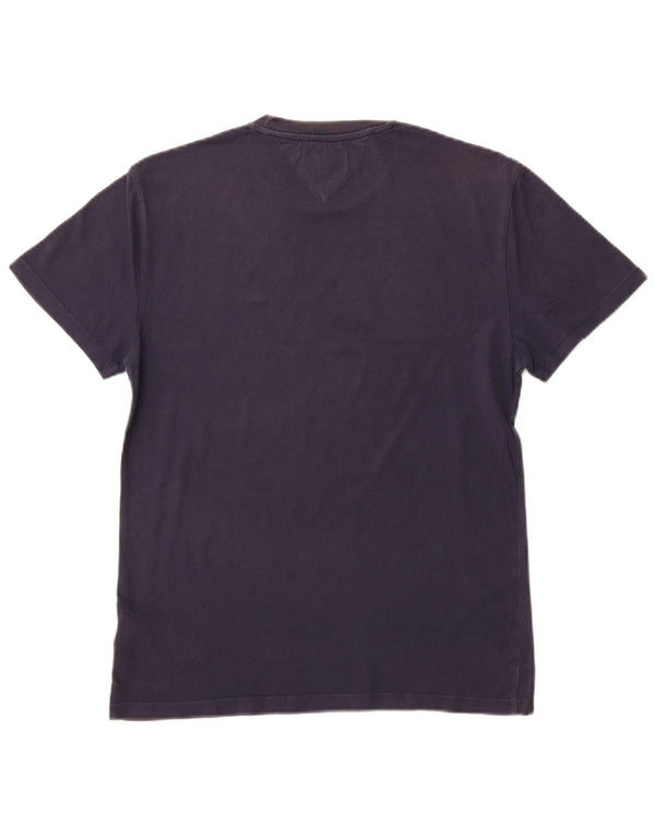 TOMMY HILFIGER Mens T-Shirt Top XS Navy Blue Cotton