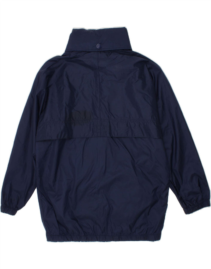 CHAMPION Boys Rain Jacket 7-8 Years Small  Navy Blue Polyamide Vintage Champion and Second-Hand Champion from Messina Hembry 