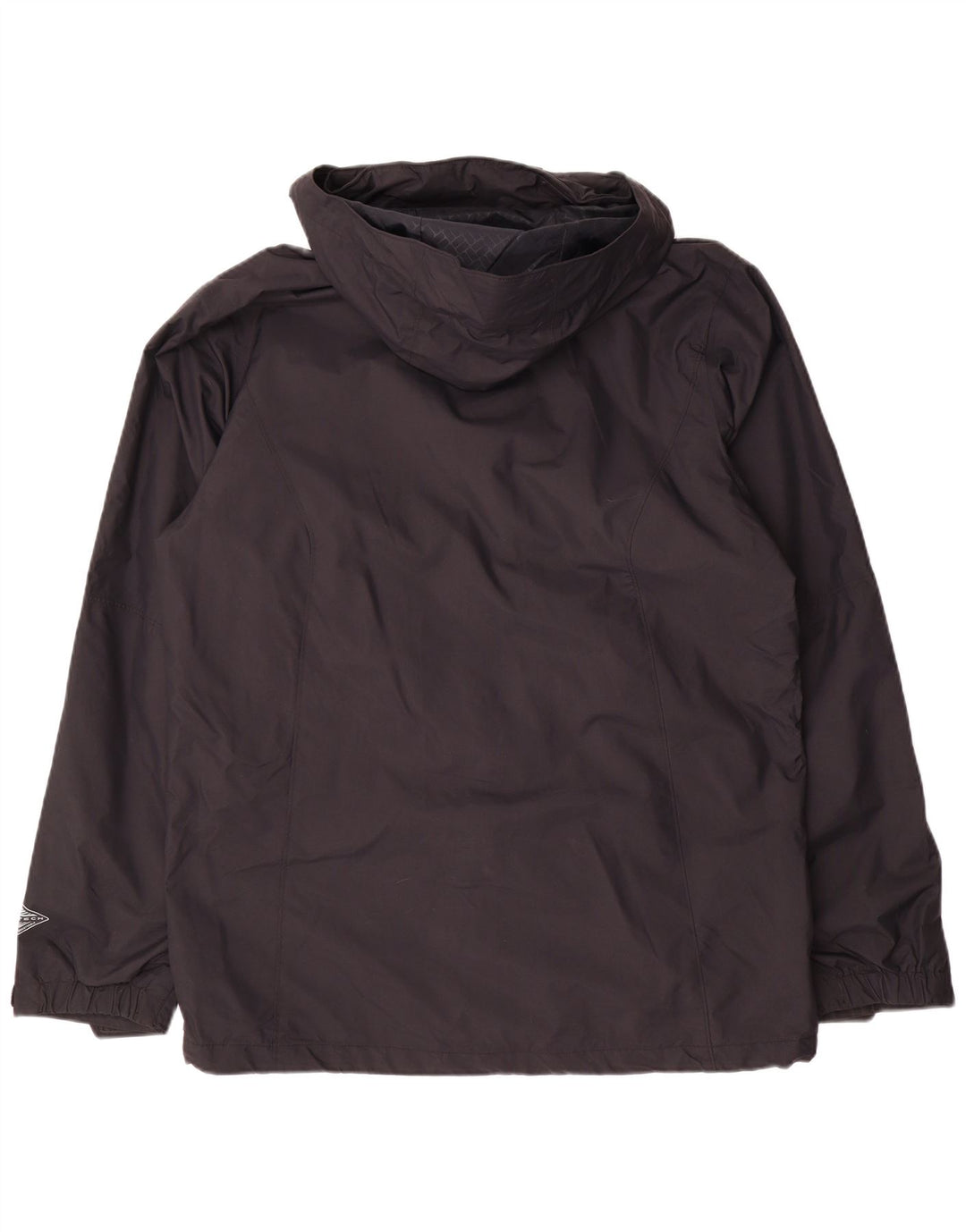 COLUMBIA Giacca a vento con cappuccio Omni-Tech da uomo UK 38 Nylon nero medio