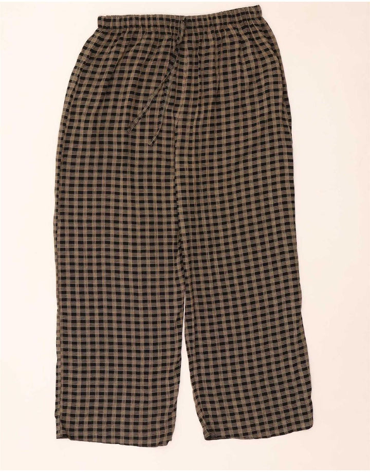 Set da 2 pezzi da donna Bhs UK 14 Large W34 L26 Viscosa a quadri nera