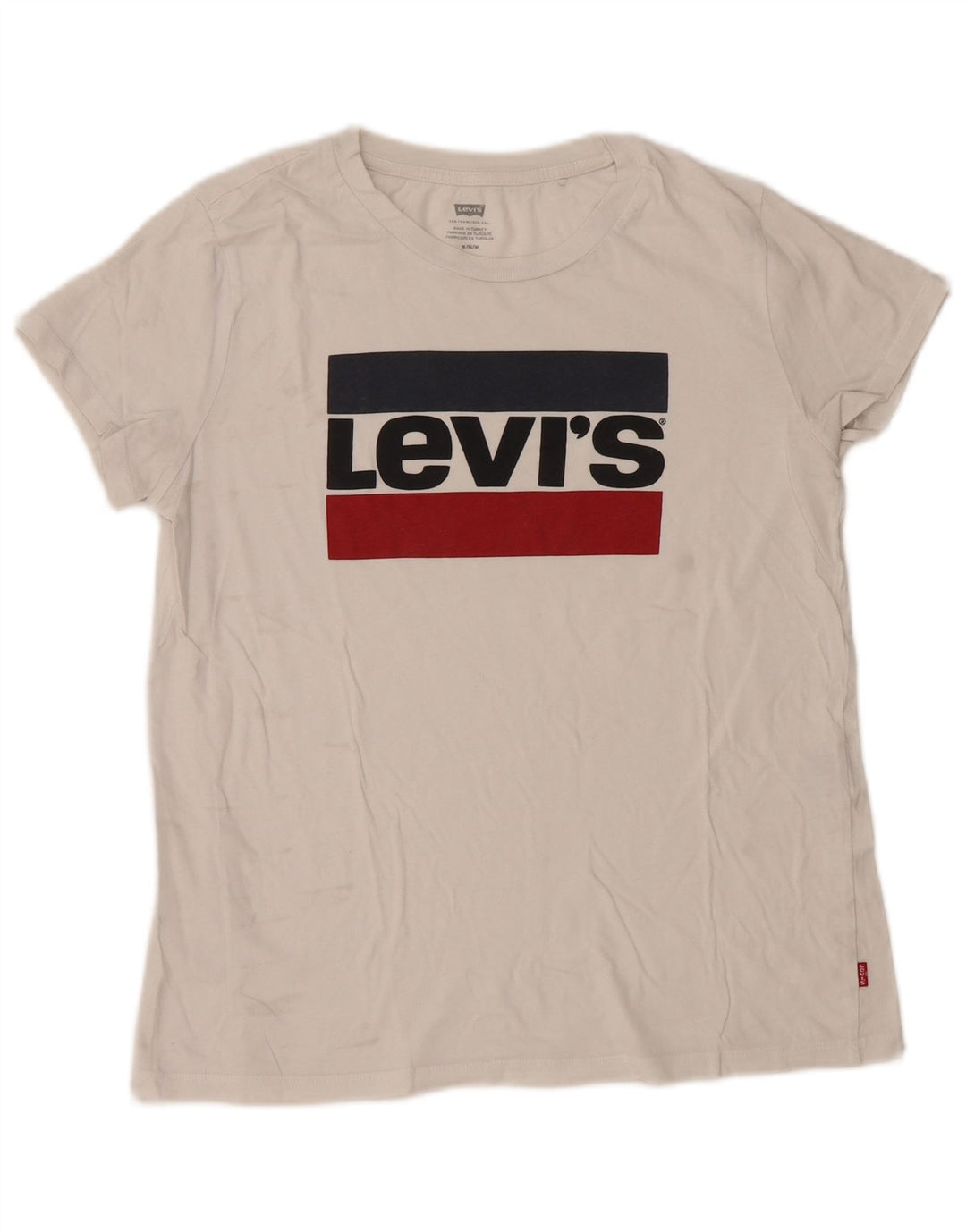 T-shirt grafica da uomo Levi's Top bianca media