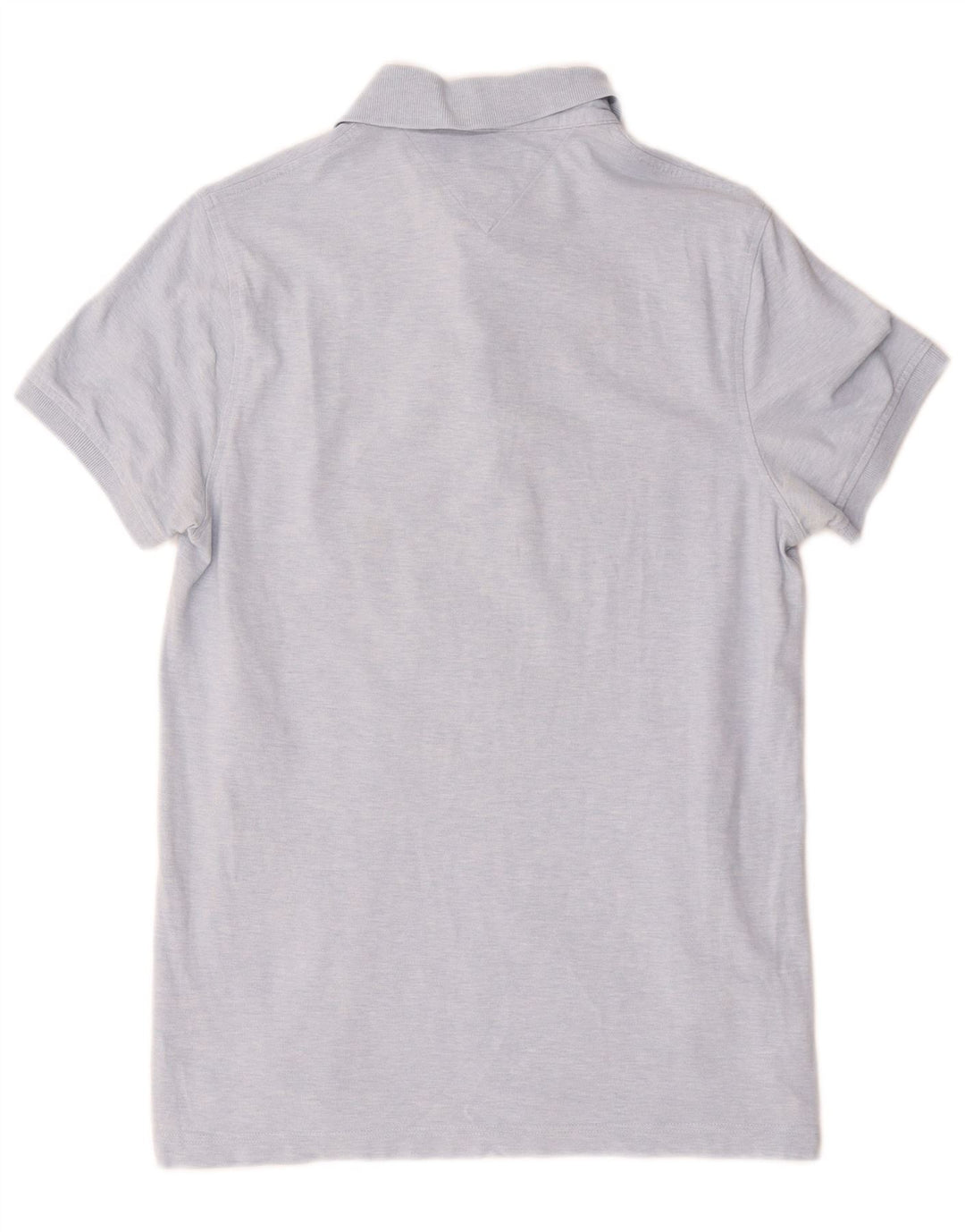 Polo da uomo slim fit Tommy Hilfiger in cotone blu medio