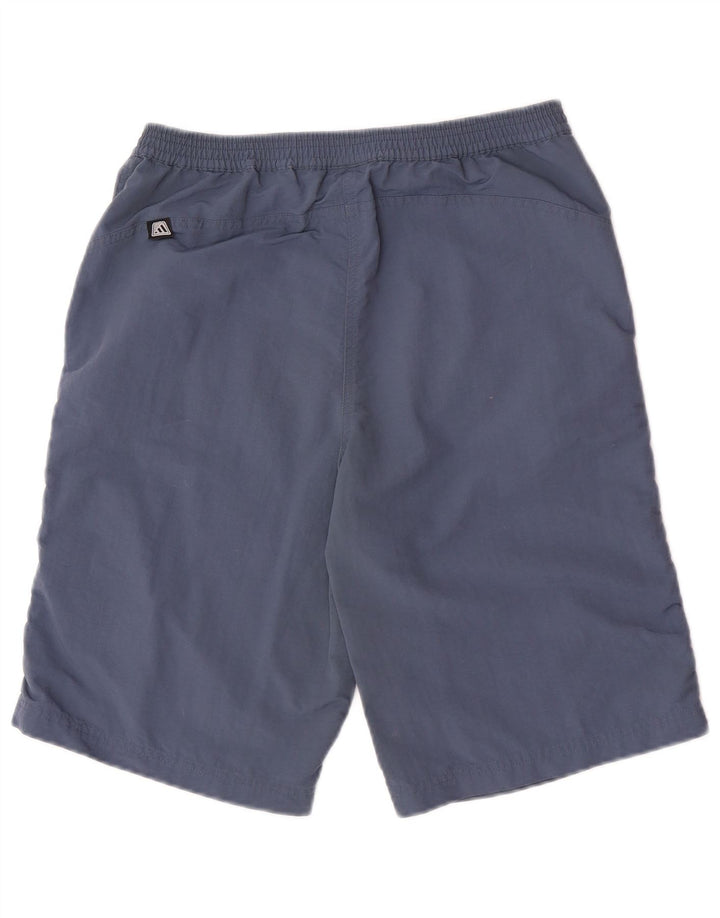 Pantaloncini cargo Adidas da ragazzo 13-14 anni W30 Blu Colourblock in poliammide