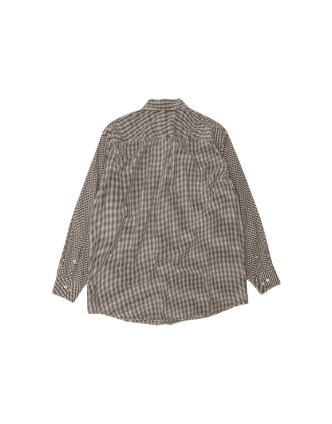 CALVIN KLEIN Mens Regular Fit Shirt Size 16 Large Grey Gingham