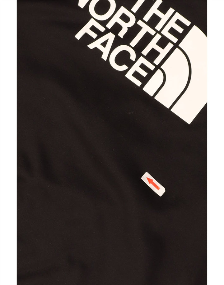 THE NORTH FACE Felpa corta da donna oversize maglione UK 10 piccola nera