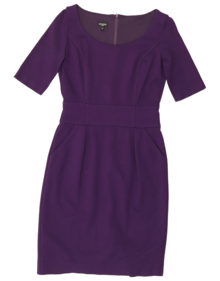 Abito tubino da donna Hobbs UK 10 piccolo viscosa viola