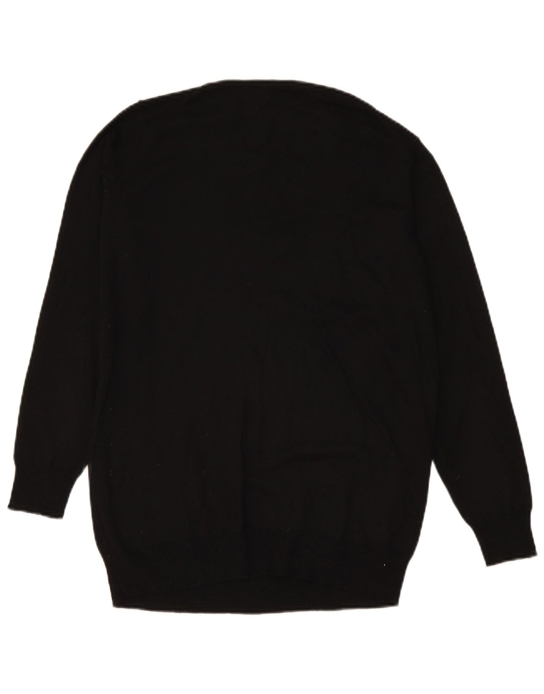 Maglione maglione girocollo da donna Zara UK 14 medio nero