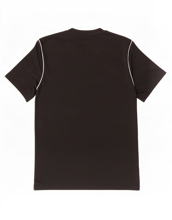 T-shirt Nike da uomo Dri Fit, top in poliestere nero medio