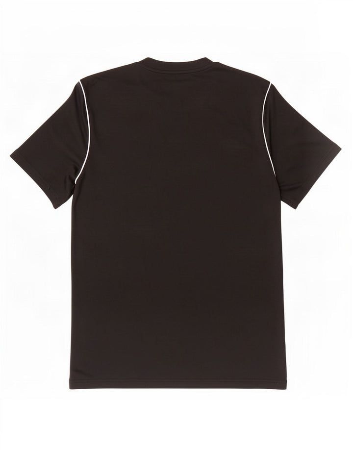 T-shirt Nike da uomo Dri Fit, top in poliestere nero medio