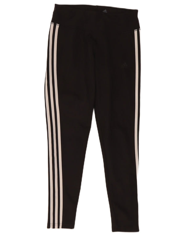Leggings Adidas Climalite da donna UK 8/10 Piccolo poliestere nero