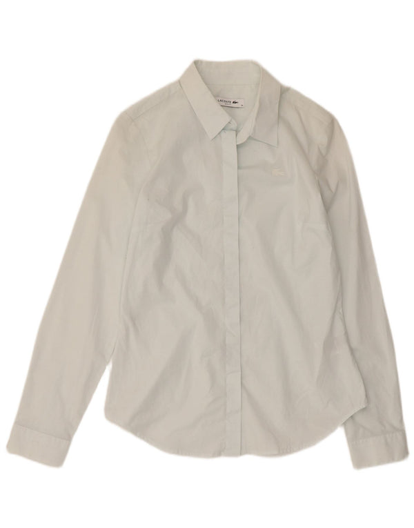 Camicia slim fit da donna Lacoste taglia 36 piccola in cotone verde