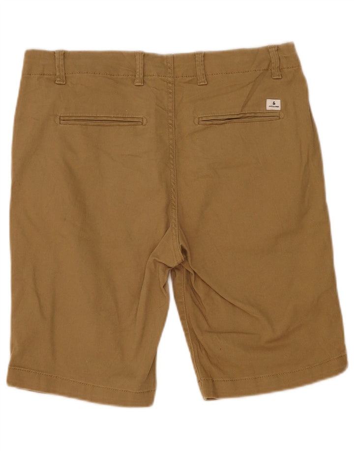 Pantaloncini chino da uomo Jack & Jones piccoli W32 in cotone marrone