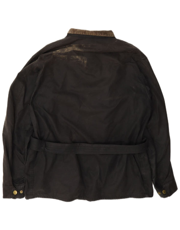 Barbour Mens Waxed Cotton Jacket UK 44 Large Brown