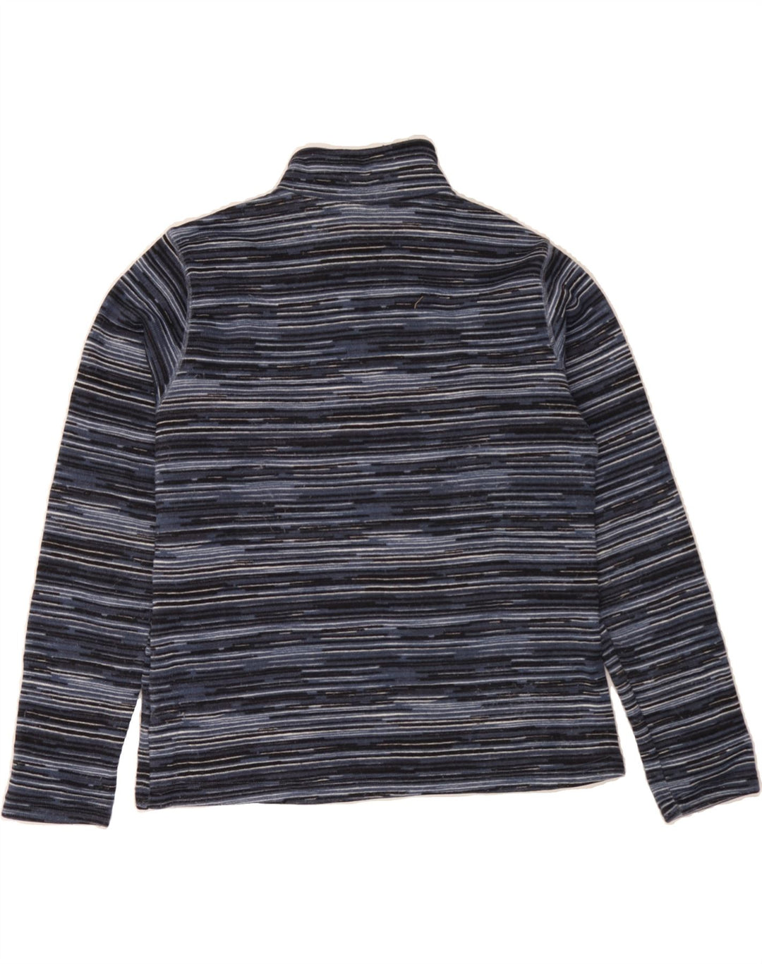 MOUNTAIN WAREHOUSE Womens Sweatshirt Jumper UK 16 Large  Navy Blue Striped Vintage Mountain Warehouse and Second-Hand Mountain Warehouse from Messina Hembry 