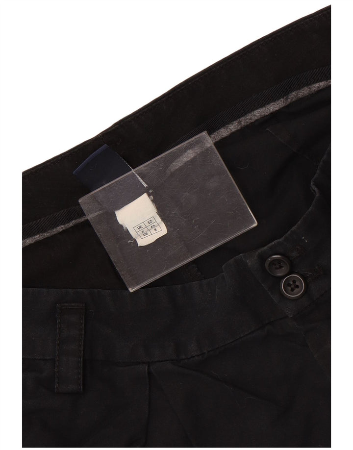 Pantaloncini chino da donna Gap UK 12 medi W32 cotone nero