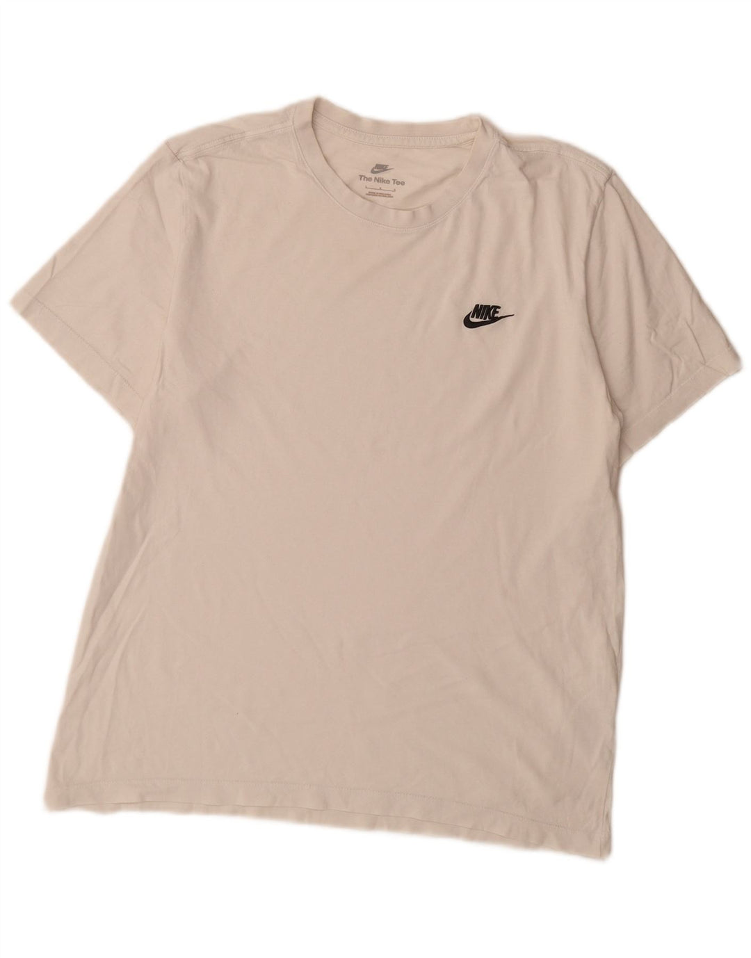T-shirt da uomo Nike Top grande in cotone bianco