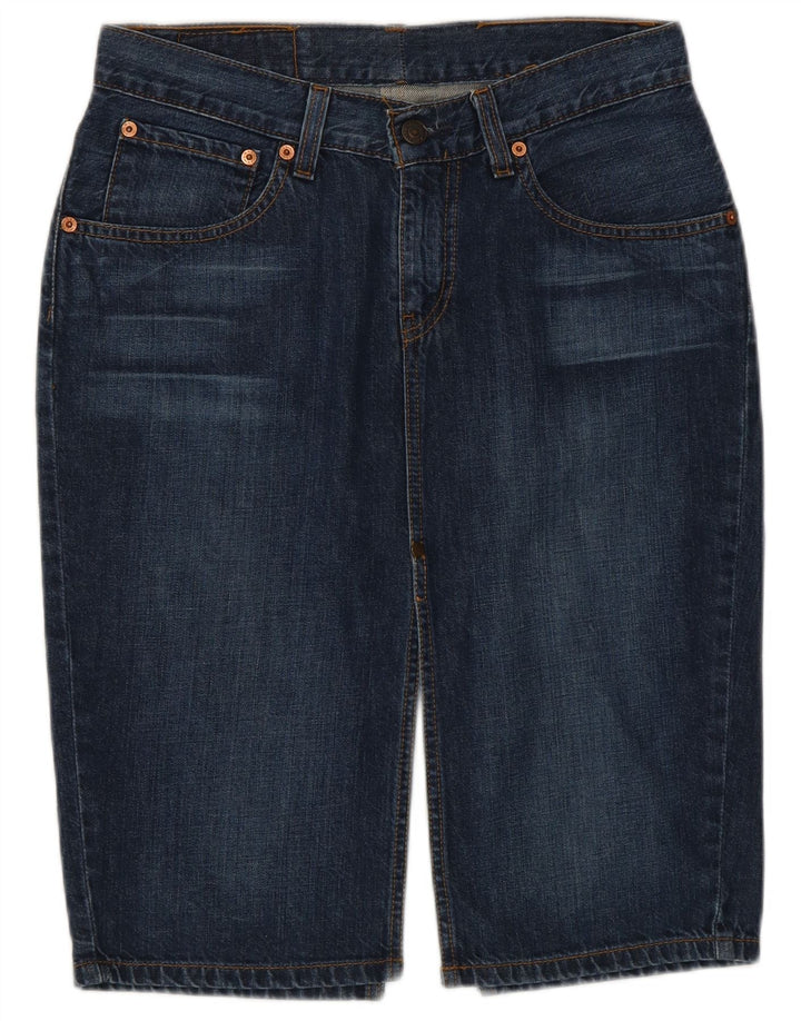 Gonna in denim 669 da donna Levi's W28 cotone blu navy medio