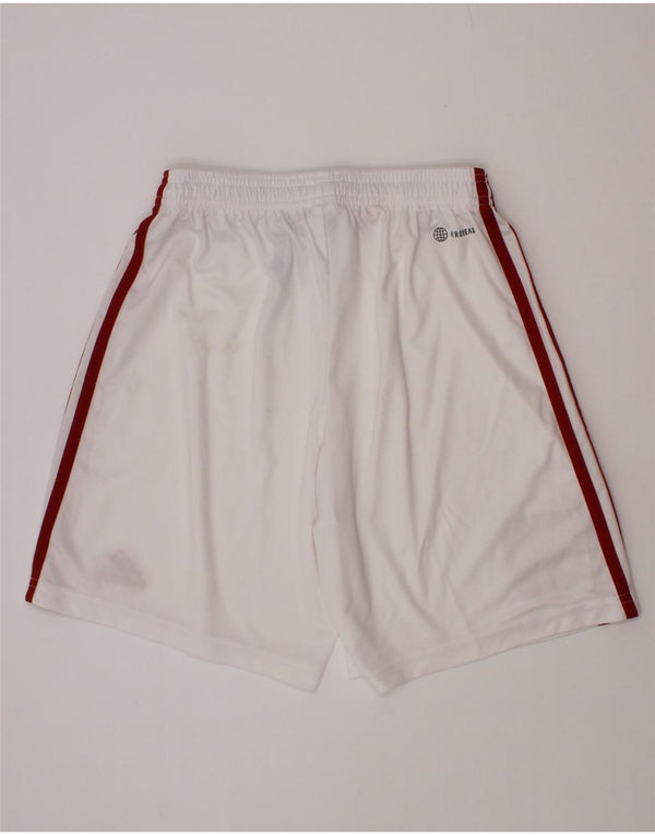 Adidas Boys Aeroready Sport Shorts 11-12 Years  White Polyester