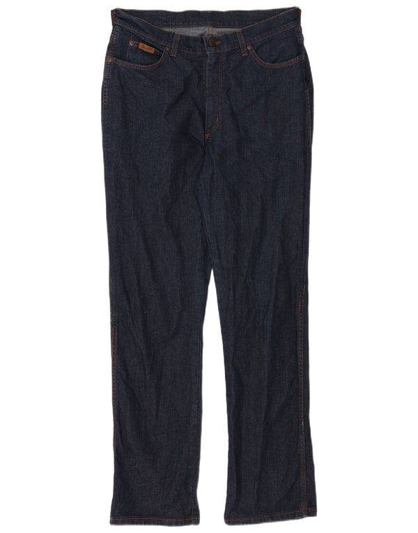 Jeans dritti Paula da donna Wrangler US 16 2XL W32 L32 Cotone blu navy