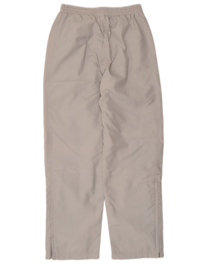 Pantaloni della tuta da donna Adidas UK 12 Poliestere grigio medio
