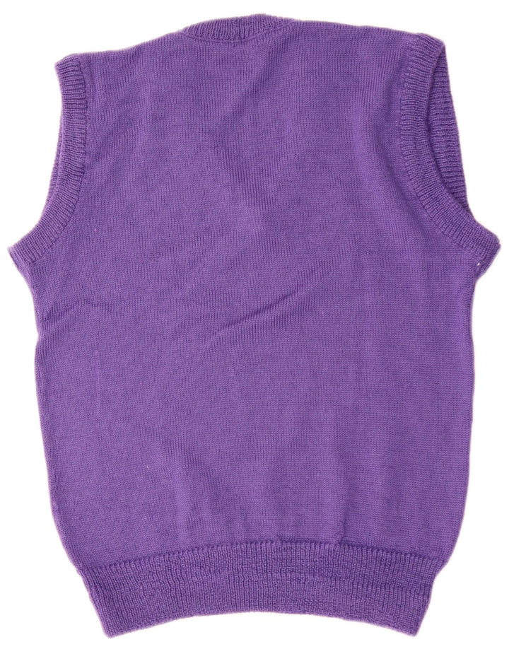 Canottiera vintage da uomo viola medio