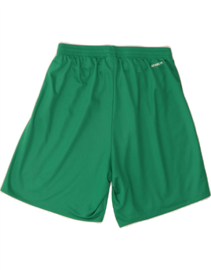 ADIDAS Boys Sport Shorts 9-10 Years Medium  Green Polyester Vintage Adidas and Second-Hand Adidas from Messina Hembry 