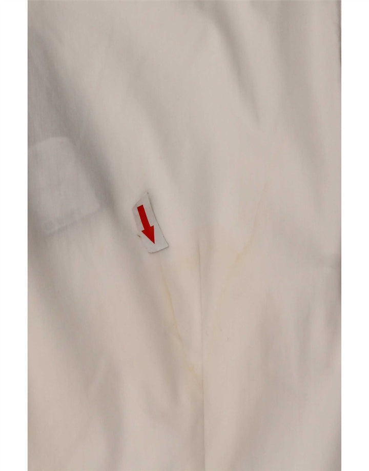 Camicia Trussardi Uomo Taglia 40 Cotone Rigato Medio Bianco