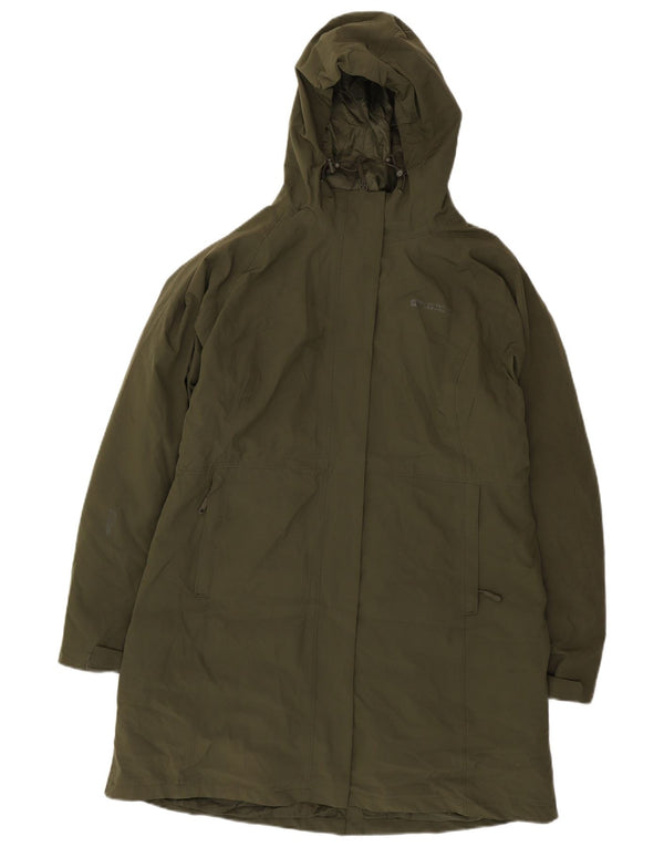 Cappotto imbottito con cappuccio da donna Mountain Warehouse UK 16 Large in nylon kaki
