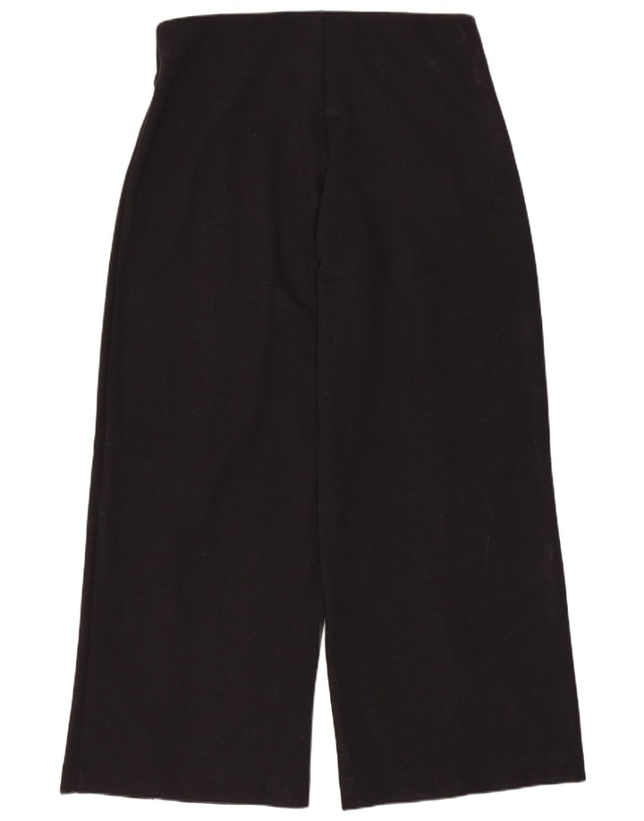 Pantaloni casual corti da donna Marks & Spencer UK 12 medi W30 L27 neri
