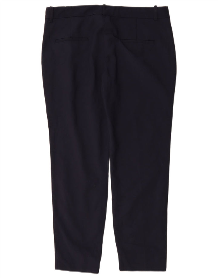 Pantaloni chino slim da donna Zara grandi W30 L27 blu navy