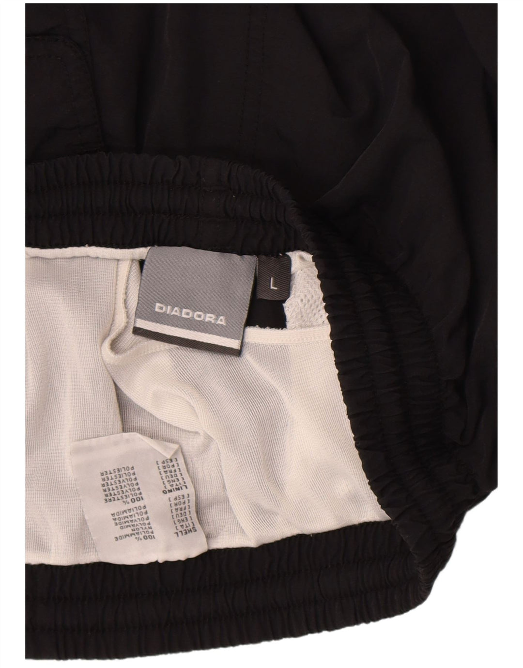Pantaloncini da bagno uomo Diadora Large Nero in poliammide