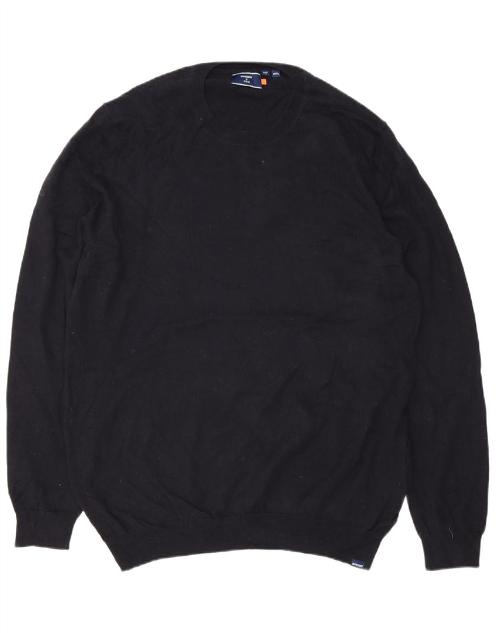 Maglione maglione girocollo da uomo Superdry 2XL cotone nero
