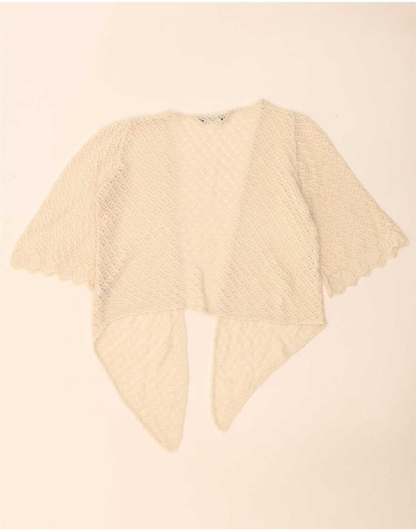 Dorothy Perkins Maglione cardigan con maniche a 3/4 da donna UK 14 Beige medio