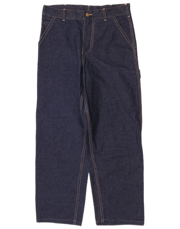 Jeans cargo da uomo Carhartt W32 L27 cotone blu navy