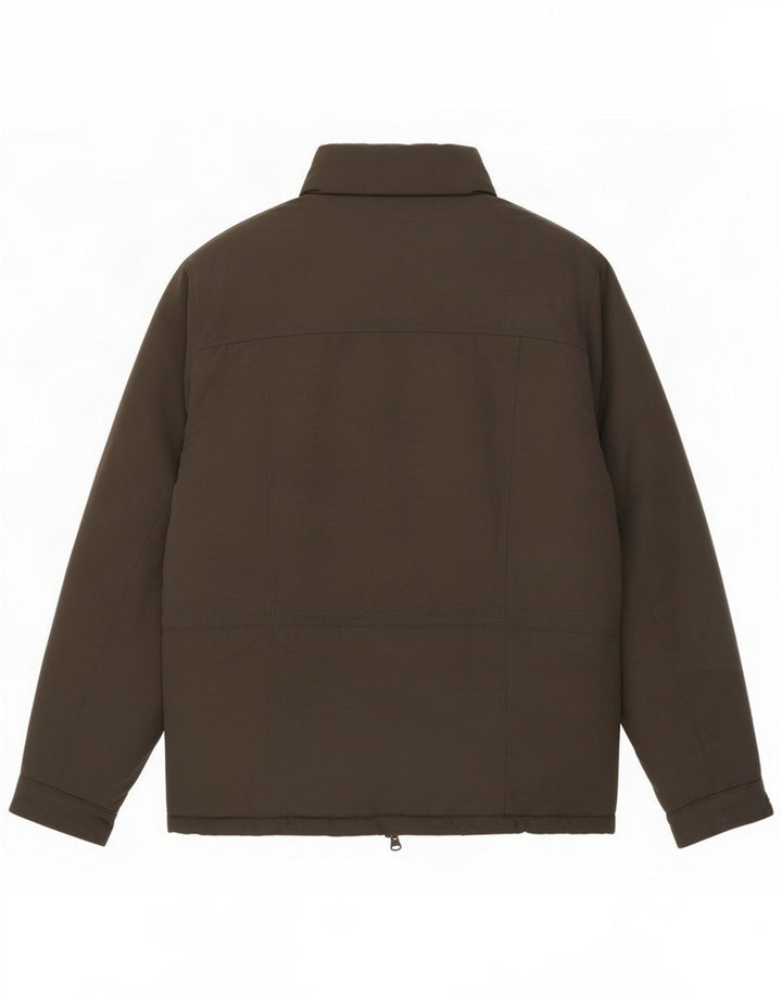 Giacca imbottita con cappuccio da uomo North Sails UK 36 Small Khaki Poliestere