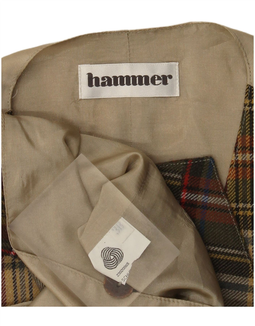 Gilet da donna Hammer EU 38 medio a quadri multicolore