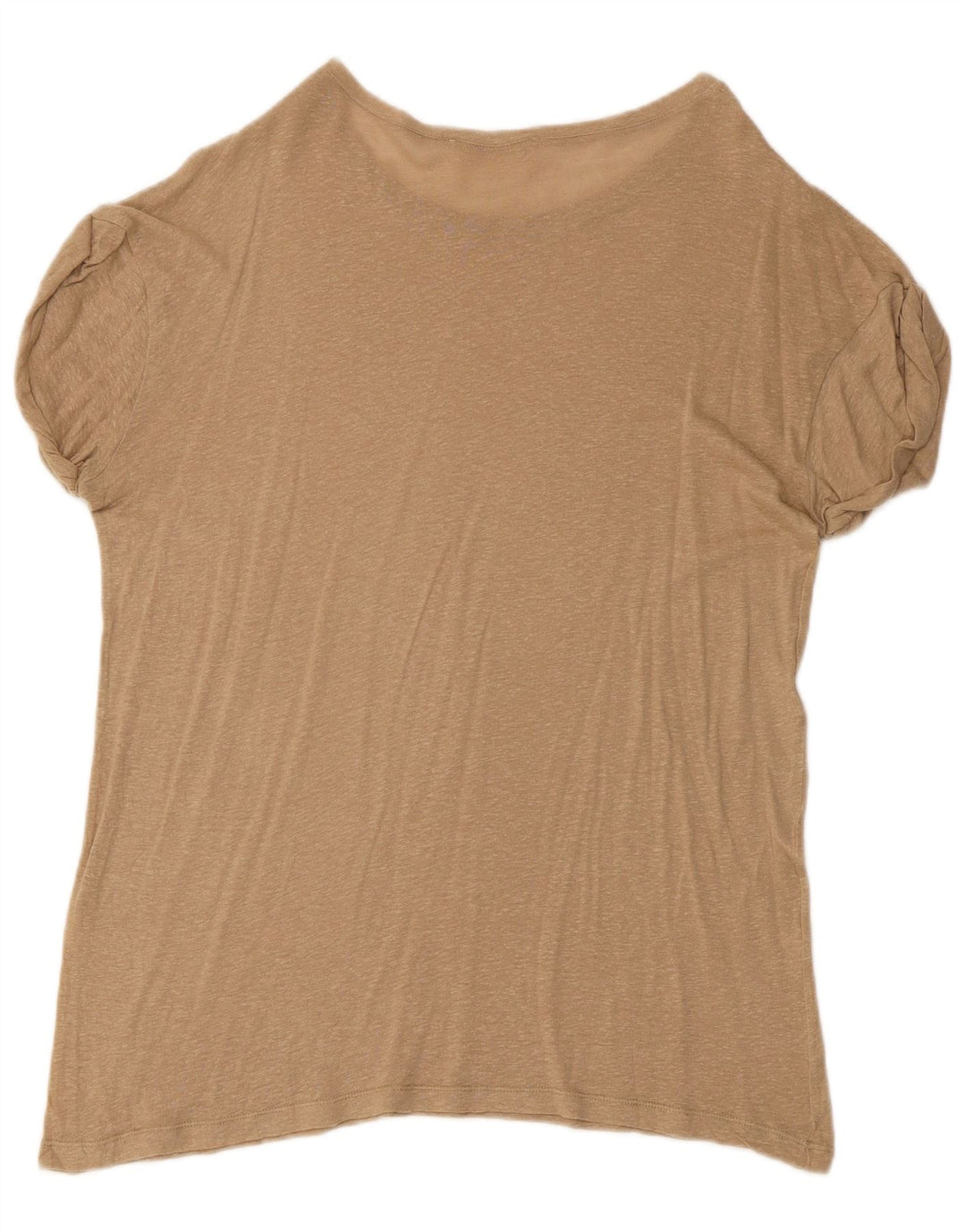 T-shirt Zara da donna Top UK 14 grande beige screziato