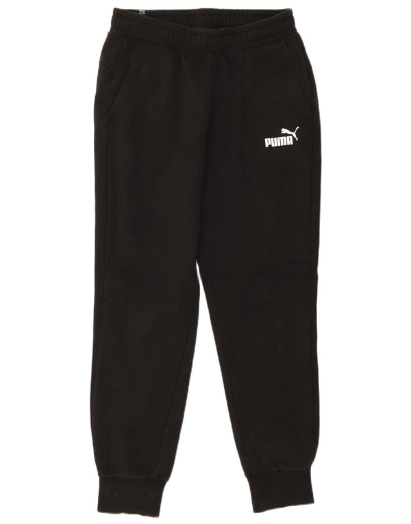 Pantaloni da tuta da uomo Puma Joggers Medium Black Cotton