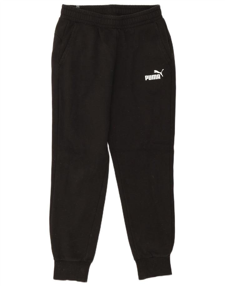 Pantaloni da tuta da uomo Puma Joggers Medium Black Cotton