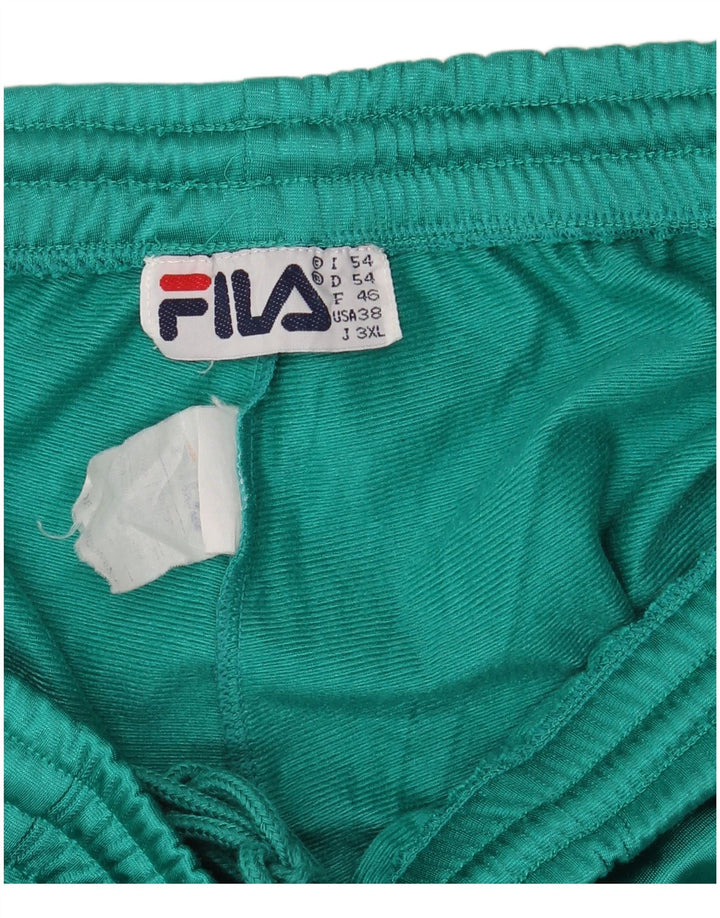 Pantaloni da tuta da uomo FILA Joggers IT 54 2XL Turchese a righe