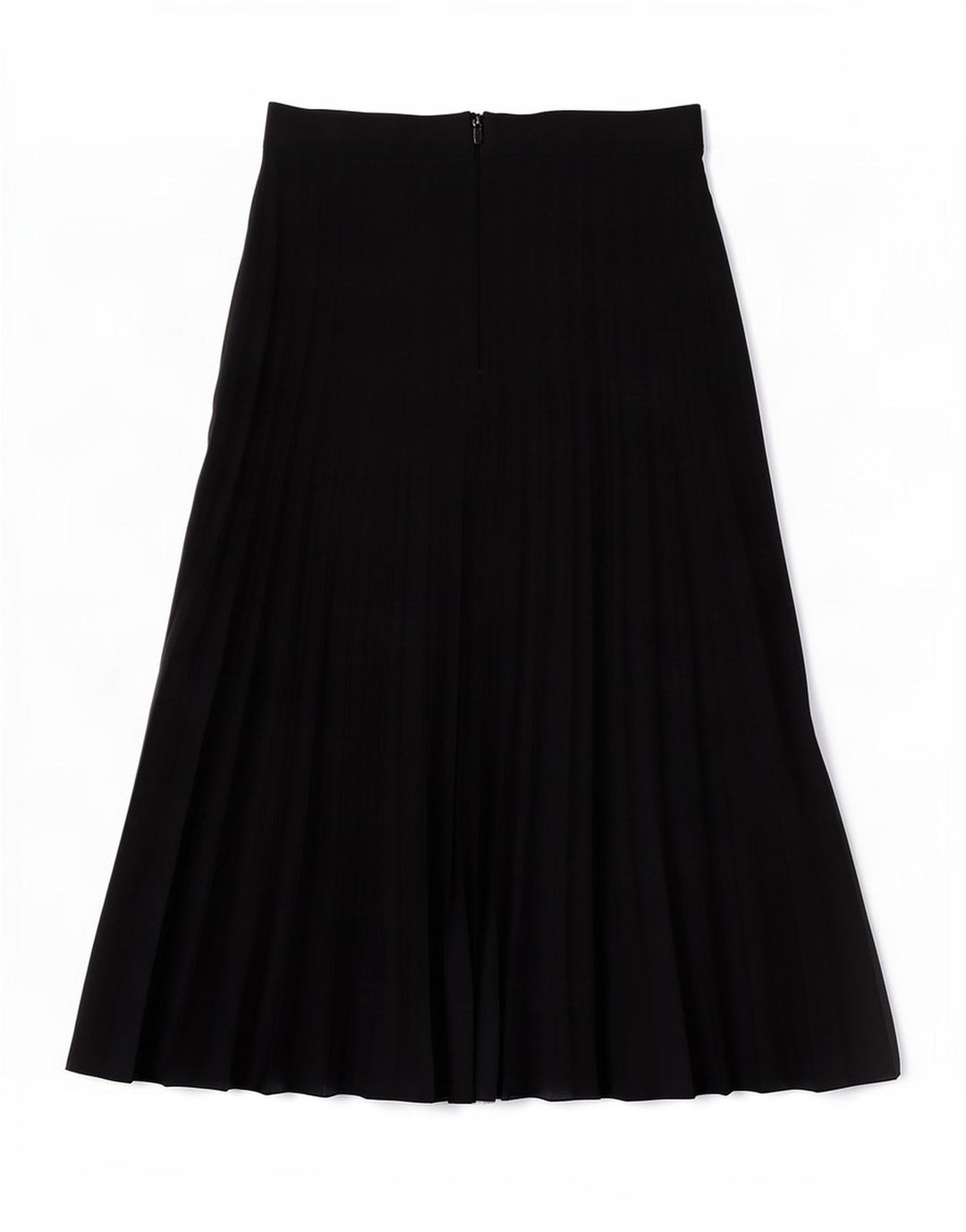 Gonna a trapezio plissettata da donna Zara piccola W26 nera