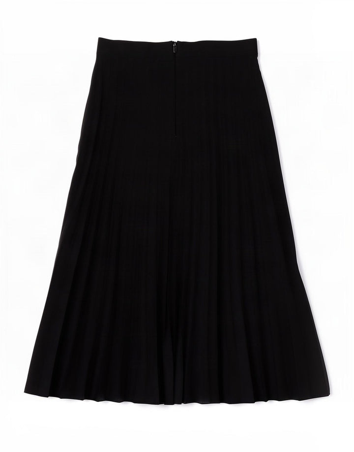 Gonna a trapezio plissettata da donna Zara piccola W26 nera