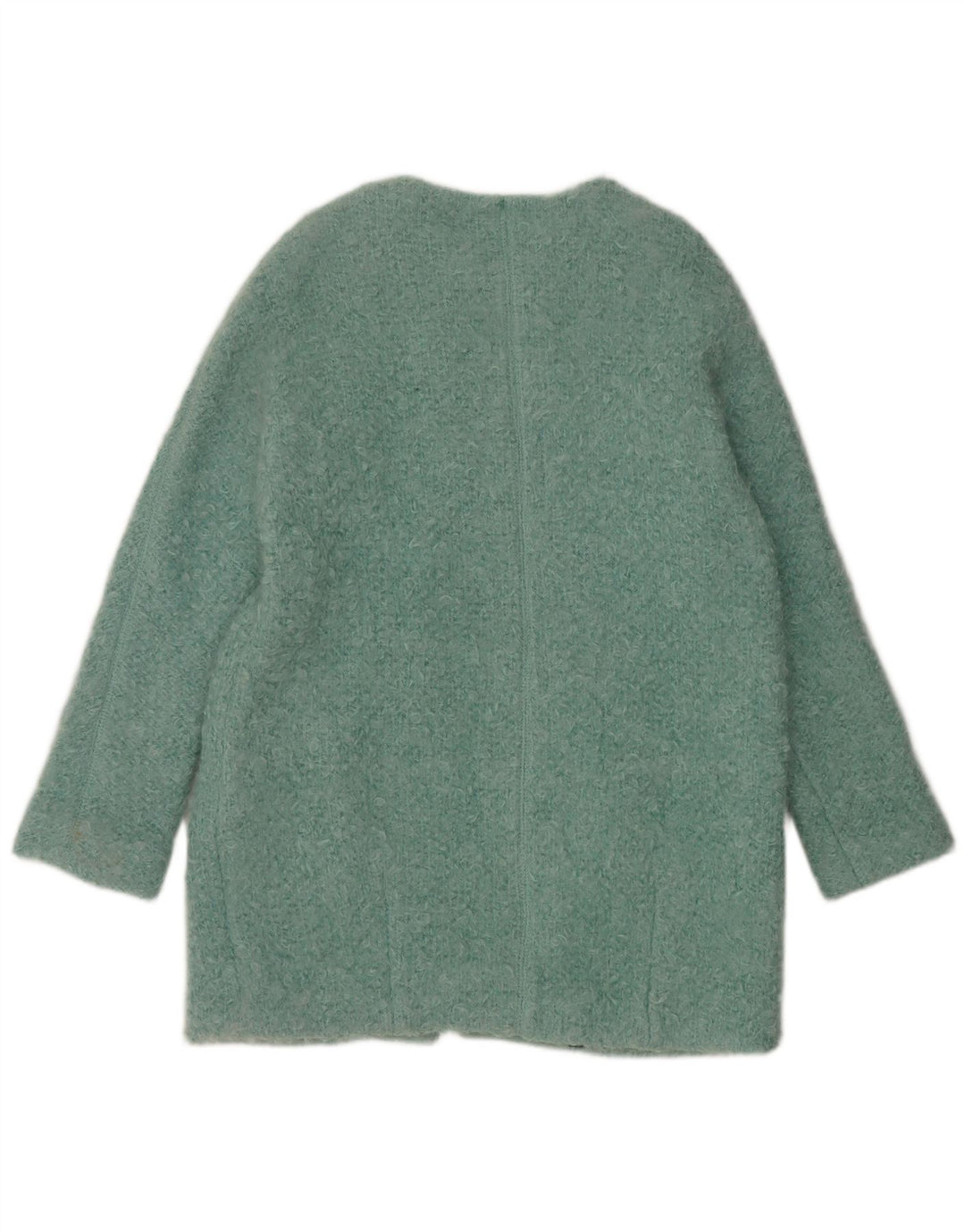 Soprabito oversize da donna Zara UK 14 cotone blu medio