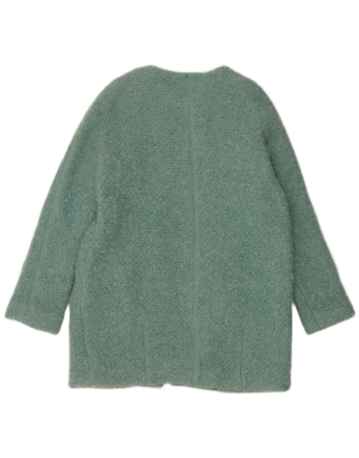Soprabito oversize da donna Zara UK 14 cotone blu medio