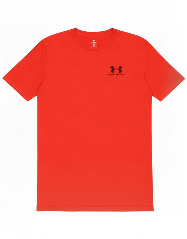 T-shirt da uomo Under Armour Top piccola rossa in cotone