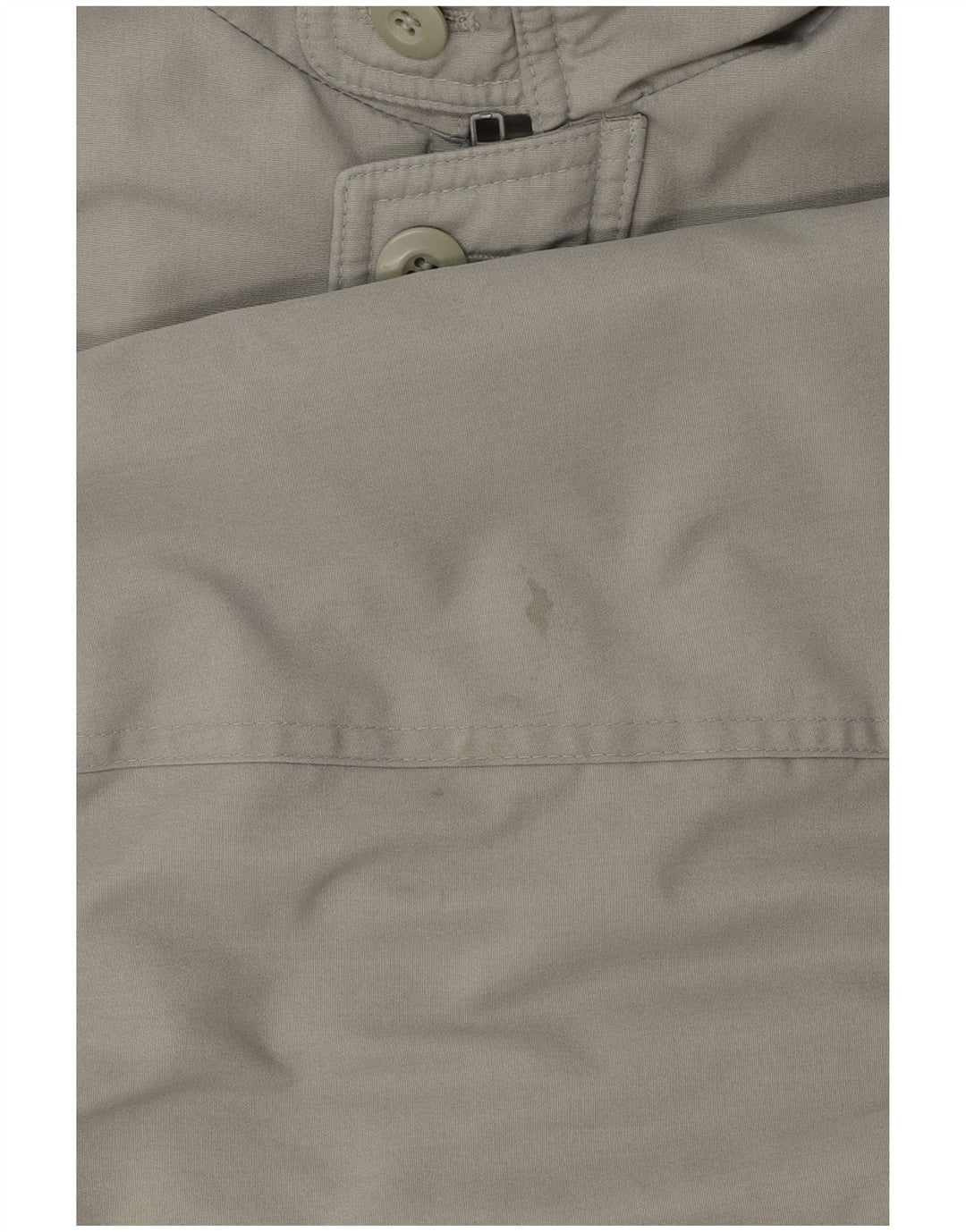 Giacca utilitaria vintage da uomo con cappuccio UK 40 grande grigia