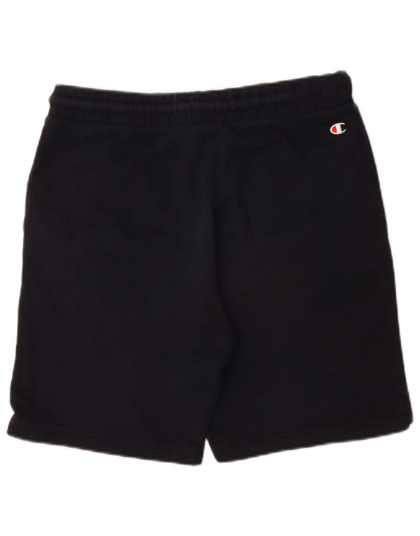 Pantaloncini sportivi grafici da uomo Champion medi blu navy