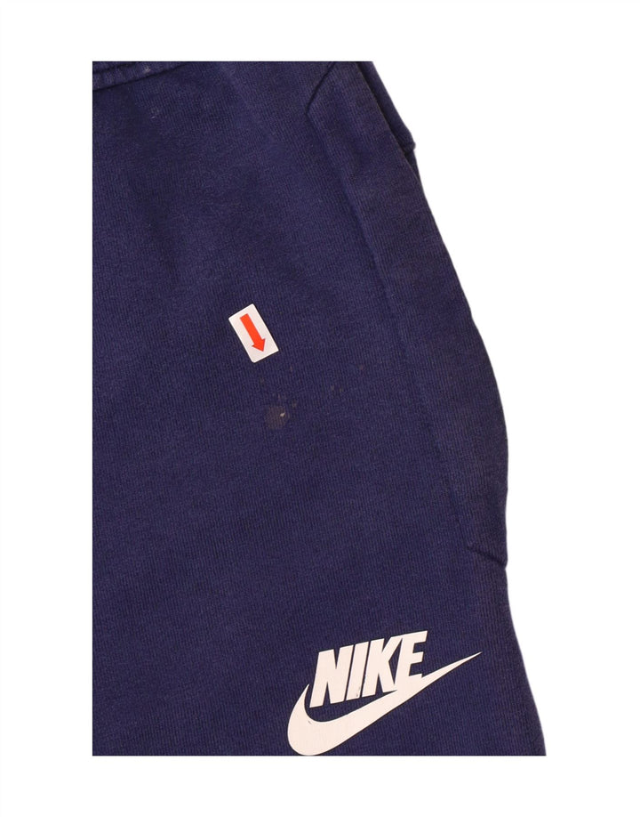 NIKE Mens Graphic Tracksuit Trousers Joggers Small Blue Cotton Vintage Nike and Second-Hand Nike from Messina Hembry 