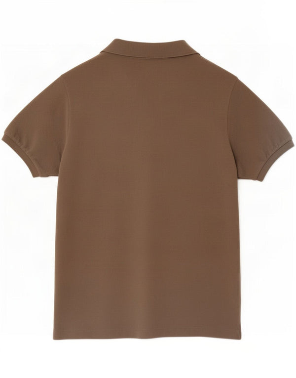 Polo da uomo Lacoste taglia 6 XL in cotone kaki